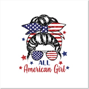 All American Girl Posters and Art